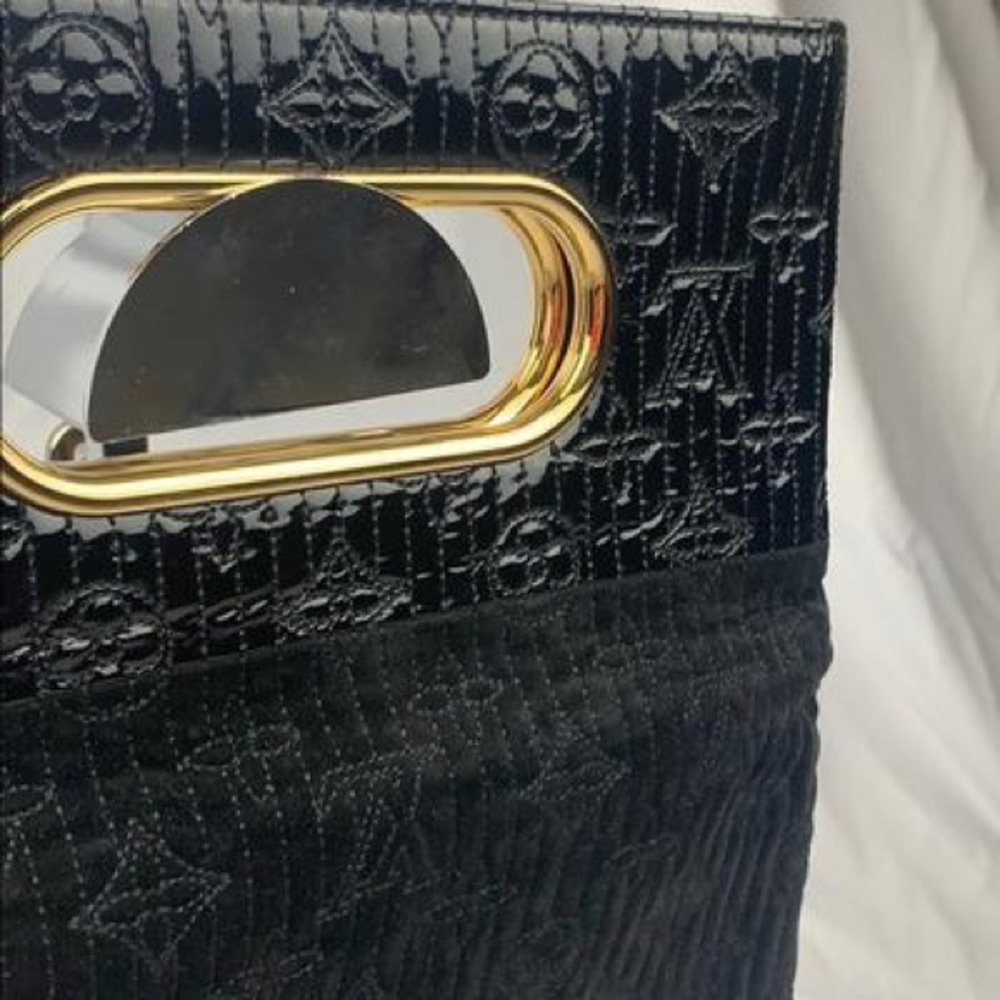 Louis Vuitton Motard After Dark Clutch velvet / Vernis - Picture 9 of 9